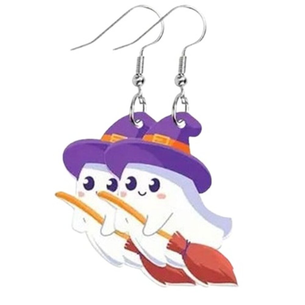 Halloween Ghost Flying Earrings